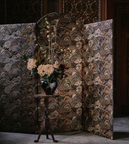 Mount Edo Fabric by Liberty Pewter
