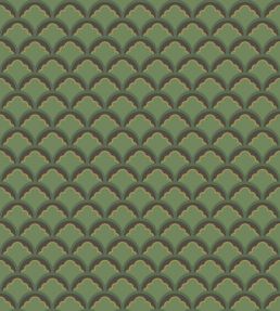 Mount Temple Small Wallpaper by GP & J Baker Emerald