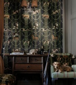 Mountain Dogs Wallpaper by MINDTHEGAP Peat Black