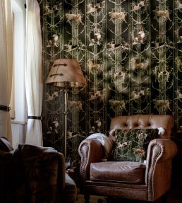 Mountain Dogs Wallpaper by MINDTHEGAP Peat Black
