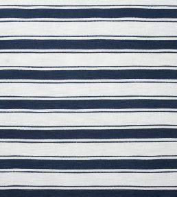 Mountain Stripe Fabric by Andrew Martin Navy