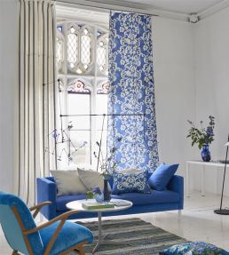 Mourillon Fabric by Designers Guild Denim