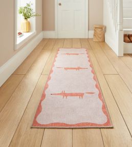 Scion Mr Fox Runner rug Pink/Terra SMRFOXPIKT6123 Pink/Terra