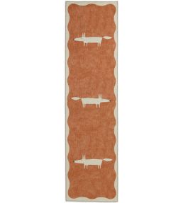 Scion Mr Fox Runner rug Terra/Beige SMRFOXTERBGE6123 Terra/Beige