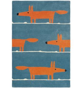 Scion Mr Fox rug Denim 25318090150 Denim