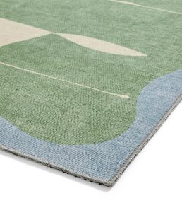 Scion Mr Fox rug Green/White SMRFOXGRNW7615 Green/White