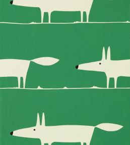 Mr Fox Wallpaper by Scion Mint Leaf