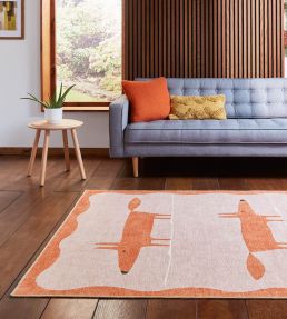 Scion Mr Fox rug Pink/Terra SMRFOXPIKT7615 Pink/Terra