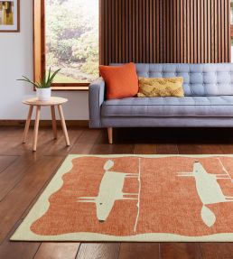 Scion Mr Fox rug Terra/Beige SMRFOXTERBGE7615 Terra/Beige