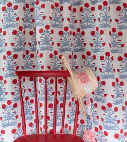 Mughal Fabric by Molly Mahon Crimson Sky