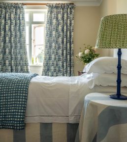 Mughal Fabric by Molly Mahon Sky Indigo