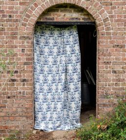 Mughal Fabric by Molly Mahon Sky Indigo