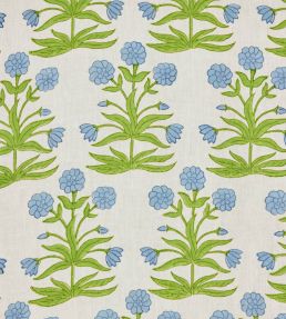 Mughal Fabric by Molly Mahon Sky Pistachio
