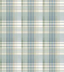 Mulberry Ancient Tartan Wallpaper by Mulberry Home Aqua