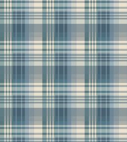 Mulberry Ancient Tartan Wallpaper by Mulberry Home Teal