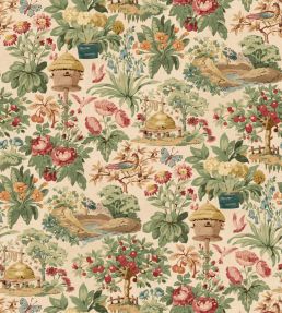 Mulberry Garden Wallpaper by Mulberry Home Red/Green