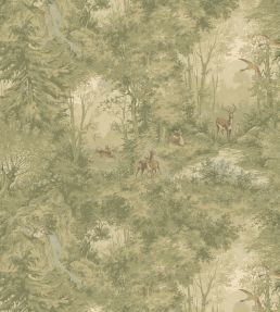 Mulberry Woodland Wallpaper by Mulberry Home Misty Morning