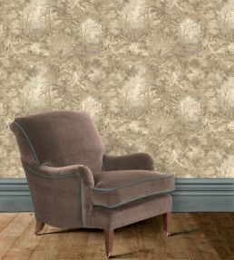 Mulberry Woodland Wallpaper by Mulberry Home Misty Morning