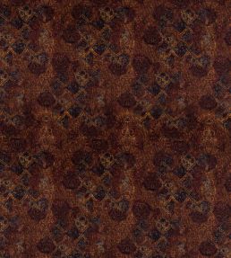 Bohemian Velvet Fabric by Mulberry Home Fig/Sienna