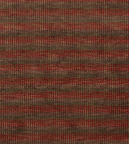 Rattan Chenille Fabric by Mulberry Home Red/Green