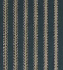 Chester Stripe Fabric by Mulberry Home Teal