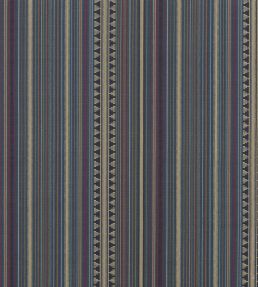 Pageant Stripe Fabric by Mulberry Home Teal