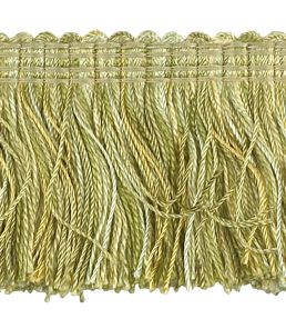 Multi-Colour Moss Fringe 50mm Trimming by Houles Green