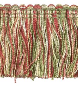 Multi-Colour Moss Fringe 50mm Trimming by Houles Pink and Lime