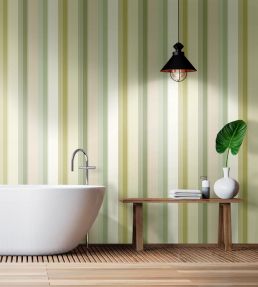 Multi Stripe Wallpaper by Ohpopsi Putty Mix