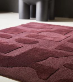 Brink & Campman Mural Modest rug Burgundy 121100-140200-US Burgundy