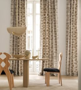 Murmures Fabric by Casamance Anthracite