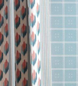 Musafir Fabric by Sanderson Mineral/Coral