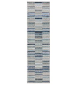Asiatic Muse Stripe Runner rug Blue MU05-60240 Blue