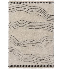 Lorena Canals Musical Notes rug Natural Black C-NOTES-NBK-S Natural Black