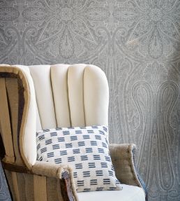 Mustak Fabric by Zoffany Perfect White