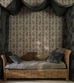 Mustak Fabric by Zoffany Taupe