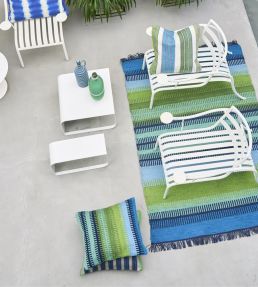 Muturi Cushion 50 x 50cm by Designers Guild Cobalt