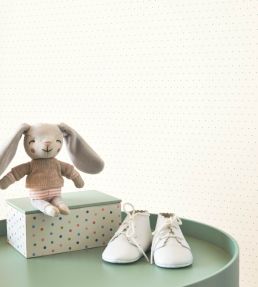 My Little World Pois Wallpaper by Casadeco Vert Amande