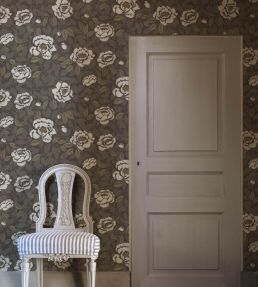 My Peony Garden Wallpaper by Langelid Von Bromssen Antique Gold