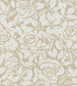 My Peony Garden Wallpaper by Langelid Von Bromssen Chalk White