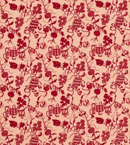 Mydsommer Pickings Fabric by Sanderson Conch/Madder