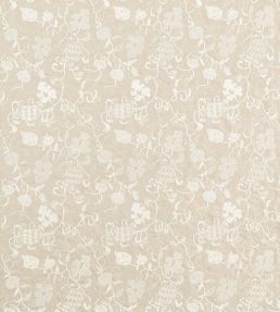 Mydsommer Pickings Fabric by Sanderson Linen/Chalk