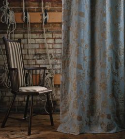 Mydsommer Pickings Fabric by Sanderson Conch/Madder