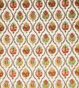 Mysore Fabric by Osborne & Little Ivory/Terracotta