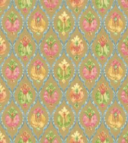 Mysore Metallic Wallpaper by Osborne & Little Metallic Gold