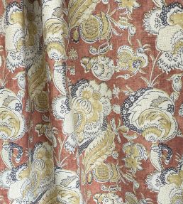 Naboyka Fabric by Ian Sanderson Terracotta