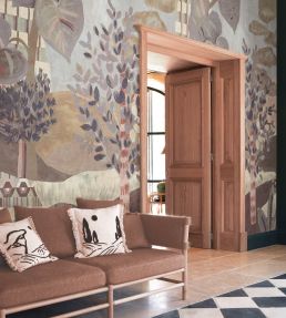 Naiade Metallic Mural by Jannelli&Volpi Grey