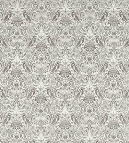 Nakuru Fabric by Clarke & Clarke Charcoal/Linen
