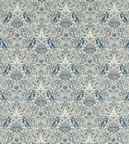Nakuru Fabric by Clarke & Clarke Midnight/Linen