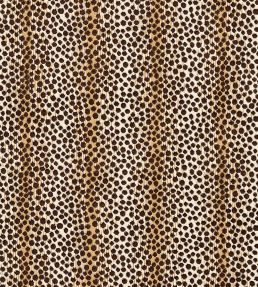 Nakuru Linen Velvet Fabric by Schumacher Brown